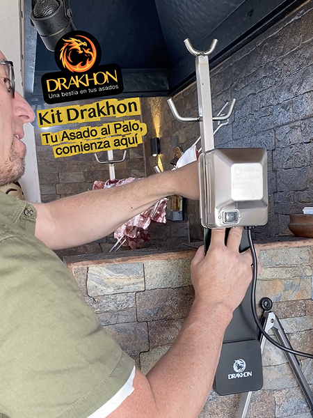 Video asado al palo Kit Drakhon